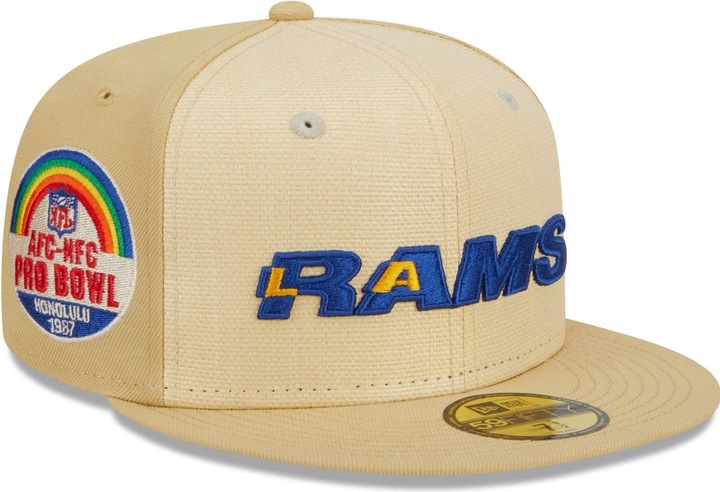 Produktbild New Era 59Fifty Fitted Cap RAFFIA Los Angeles Rams - 7 1/8 (7 1/8)