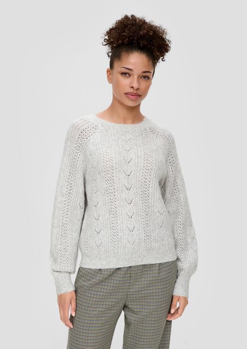 Actual product image s.Oliver Strickpullover Pullover mit Strickmuster (M)