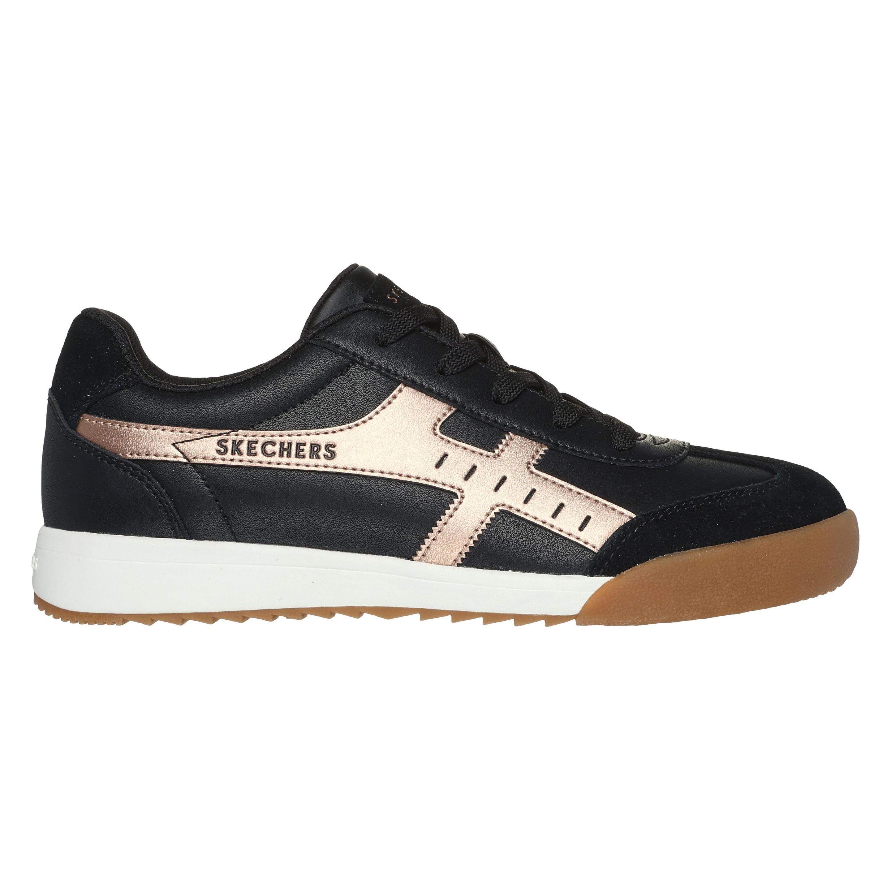 Skechers, Damen, Sneakers, Zinger - Metallic Roads 177500-Bkrg - 39, Schwarz, (39)