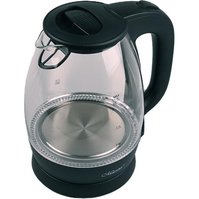 Feel-Maestro MR-063 zwarte elektrische waterkoker, Waterkoker, Zwart