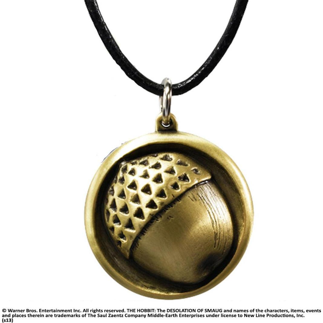Noble Collection , Collana, Il Signore Degli Anelli: Ciondolo Bottone Di Bilbo, (Metal)