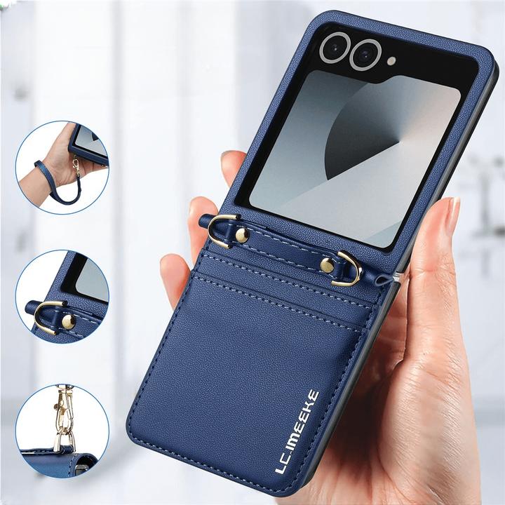Produktbild LC.Imeeke L1 Series Leder Etui Hülle (Samsung Galaxy Z Flip7)