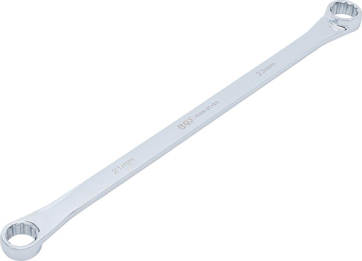 Image du produit BGS Clé à oeil contre coudée extra longue 21 x 23 mm (21 mm, 23 mm)