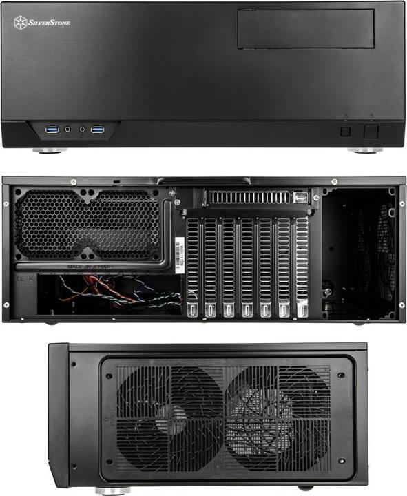 Actual product image Silverstone Sst-Gd09b (ATX, mATX)