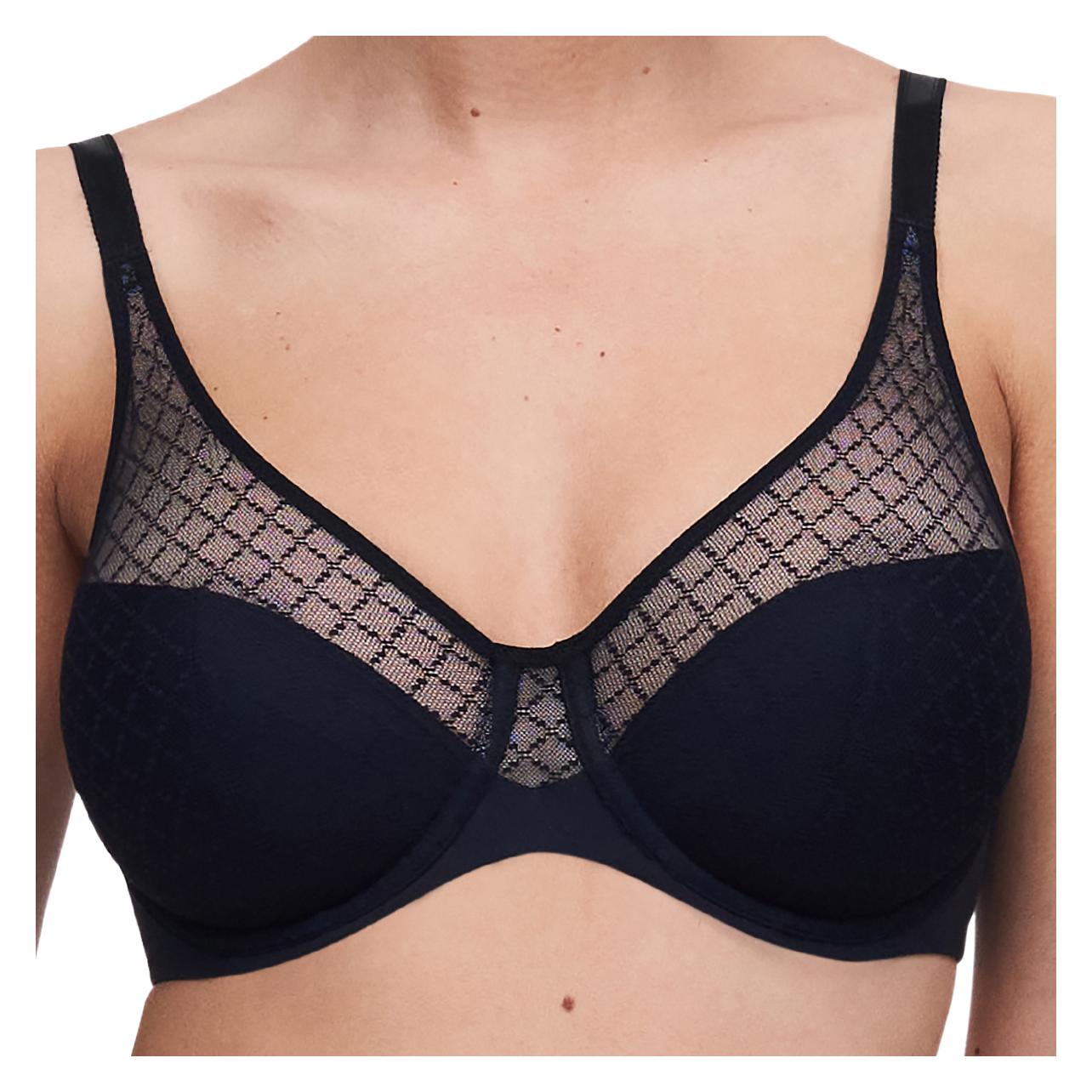 Chantelle, Bh's, Norah Chic Beugelbeha, Zwart, (Een Eenheid Per Verpakking, 85 F)
