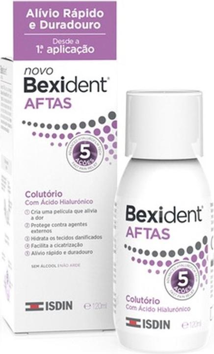 Immagine prodotto Isdin Bexident Aftas Mouthwash 120ml (120 ml, Collutorio)