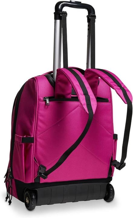 Actual product image Invicta Plain Trolley with Wheels, Shoulder Straps, and Multiple Pockets (42 l)
