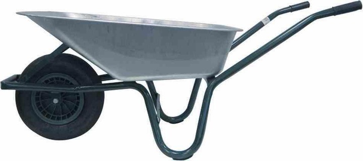 Produktbild Rewwer Tec Bau-Karre 90l verz. Kipp/Stützb. PU Rad