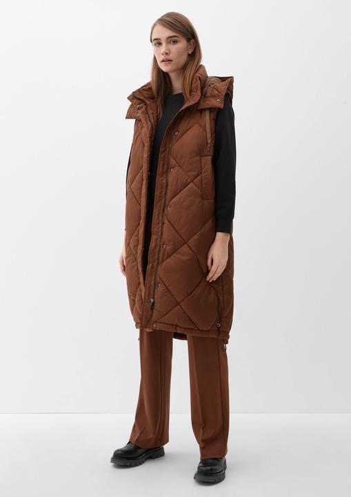 Produktbild s.Oliver Outdoor-Weste Gesteppte Longweste (S)