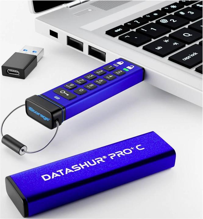 Actual product image iStorage datAshur PRO+ Type C (128 GB, USB-C)
