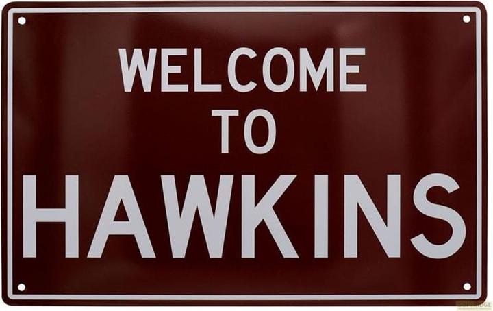 Actual product image Fanattik Stranger Things tin signs set of 3