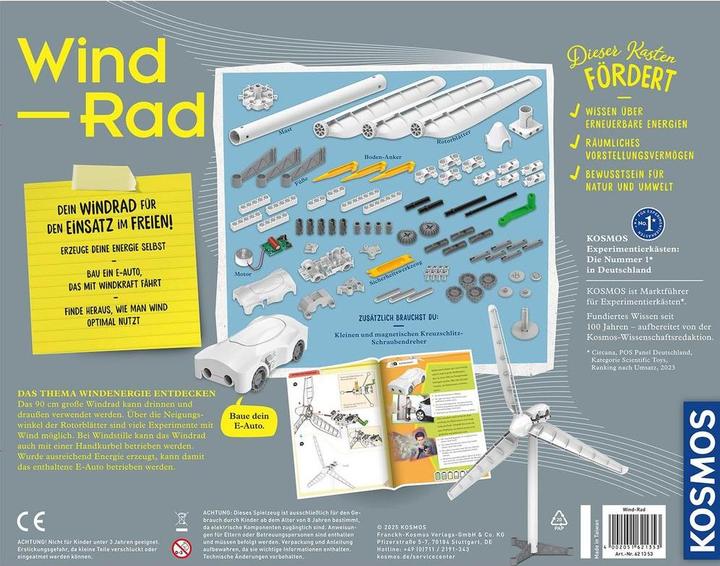 Actual product image Kosmos Wind turbine