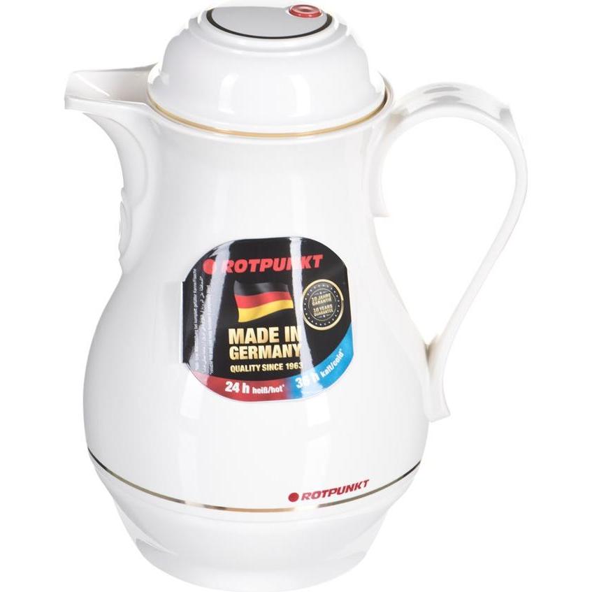 Thumbnail - Rotpunkt 530-01-00-0 Isolierflasche 0,5 l Elfenbein, Thermoskanne, Weiss