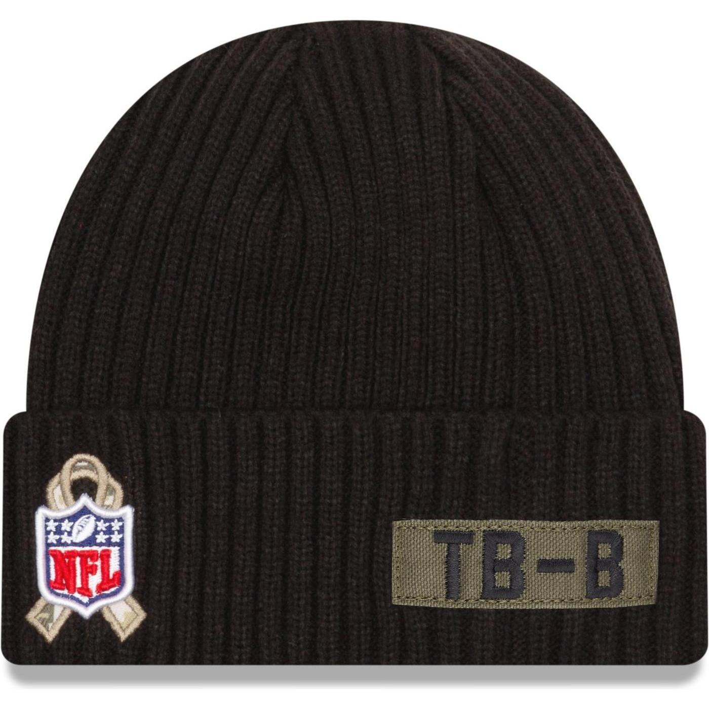 Thumbnail - New Era, Herren, Mütze, Salute To Service 2020 NFL Beanie, Schwarz, (One Size)