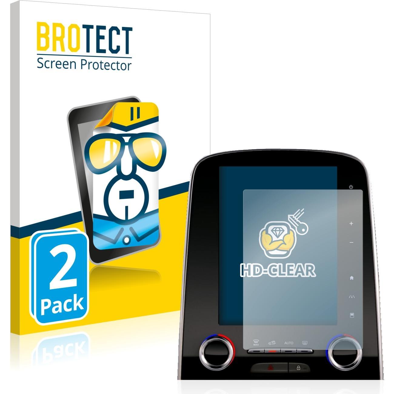 BROTECT, Fahrzeug Navigation Zubehör, Schutzfolie Displayschutz Klar