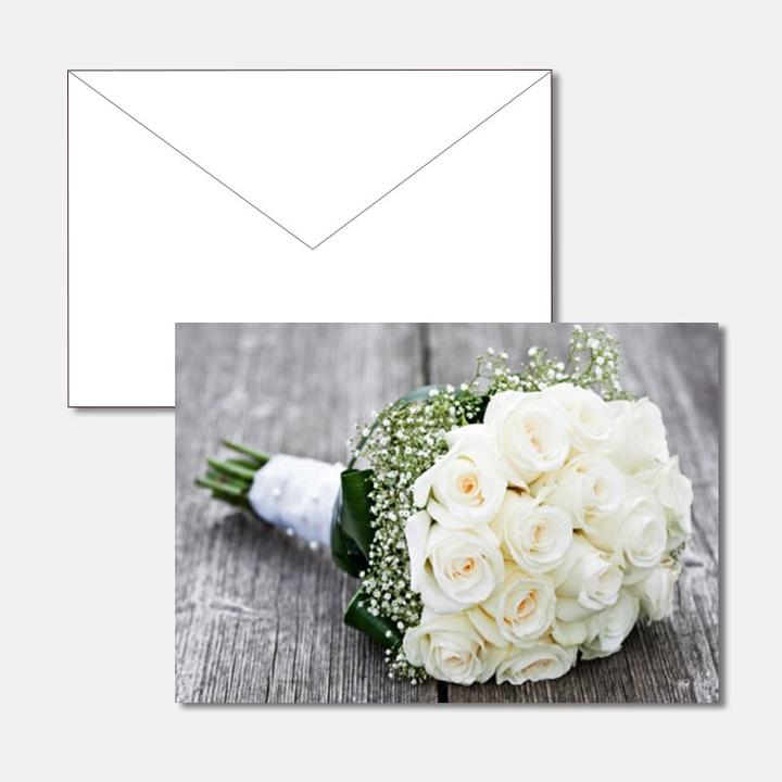 Produktbild Hochzeitskarte - Rosenstrauss (1 Stk.)