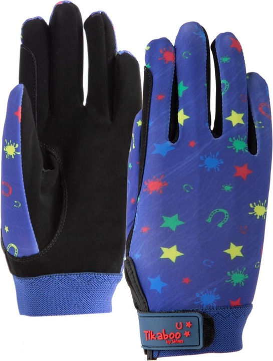 Actual product image Tikaboo Childrens/Kids Splodge Riding Gloves (S)
