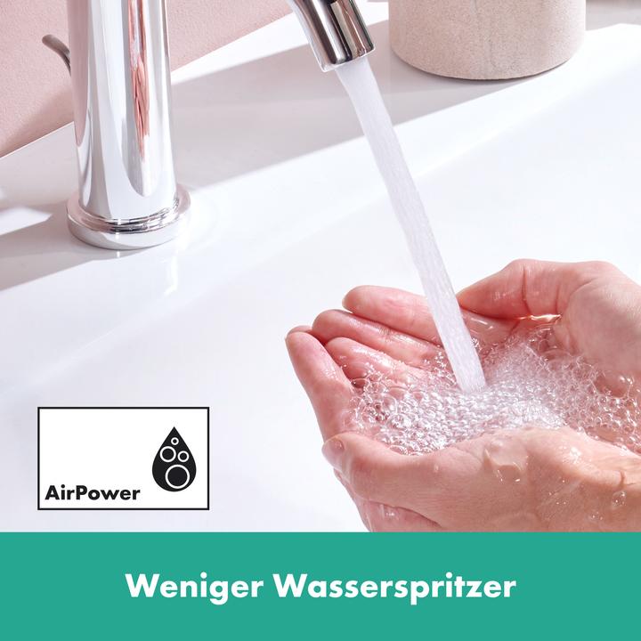 Productafbeelding hansgrohe Tecturis S ééngreeps wastafelmengkraan 80 CoolStart waterbesparend+, 108 mm projectie, 7