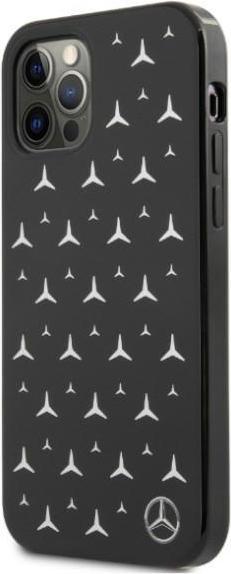 Immagine prodotto Mercedes MEHCP12LESPBK Custodia rigida per iPhone 12 Pro Max 6,7" in argento con motivo a stelle, colore nero (Apple iPhone 12 Pro Max)