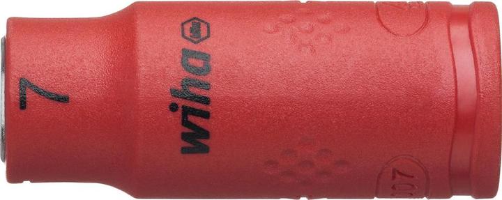 Actual product image Wiha Socket insulated, 1/4", external hexagon, 7.0 mm (7 mm)