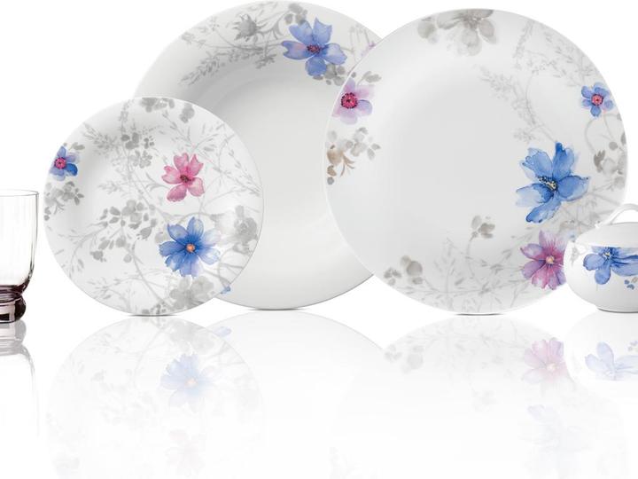 Produktbild Villeroy & Boch Suppenteller Mariefleur Gris Basic (1x, 23 cm)