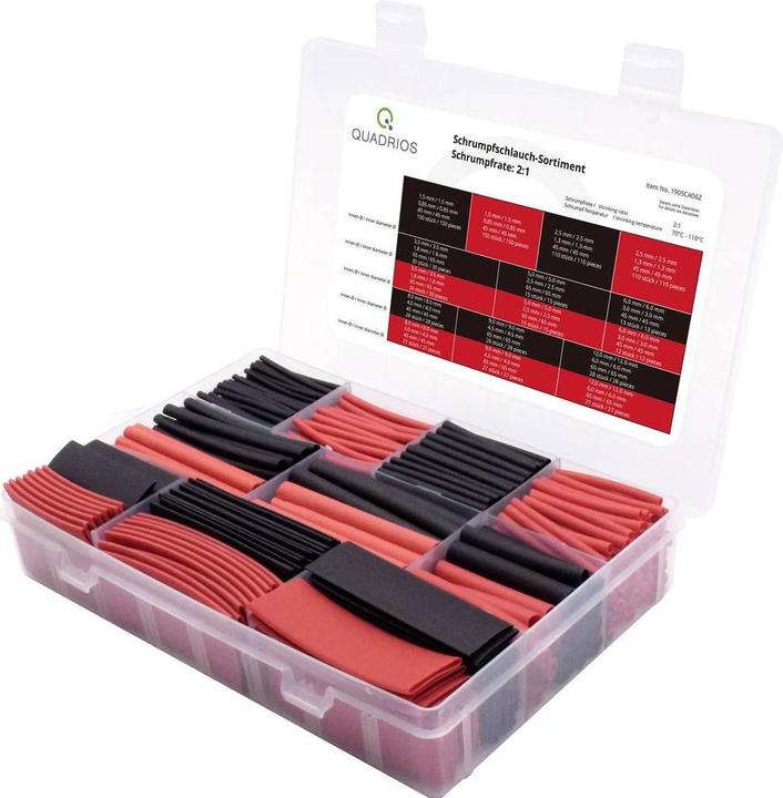 Immagine prodotto Quadrios Assortimento di tubi termorestringenti 21 (800 x)