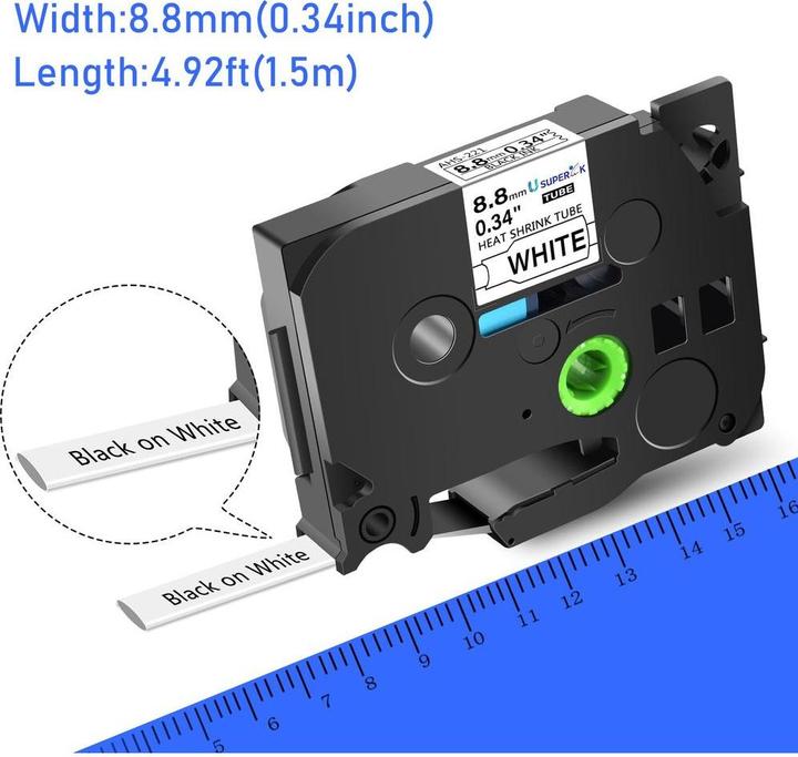 Produktbild Brother HSe-221E (0.90 cm, Schwarz, Weiss)