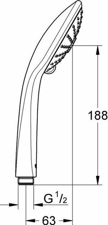 Actual product image Grohe Joy Eco (3 Beam types, 16.60 l/min)