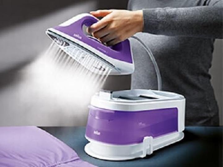 Immagine prodotto Braun CareStyle 1 IS 1014 VI Stazione stirante a vapore bianco/viola (2200 W, 360 g/min)