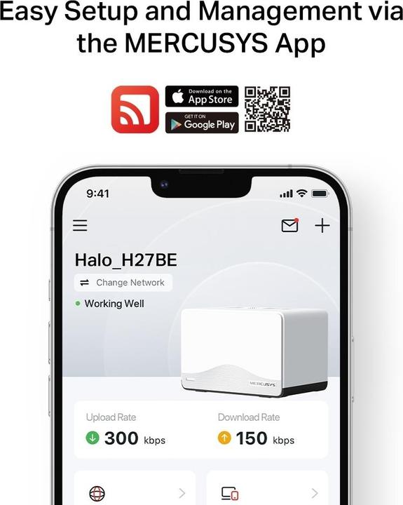 Produktbild Mercusys BE3600 Mesh Wi-Fi 7 System