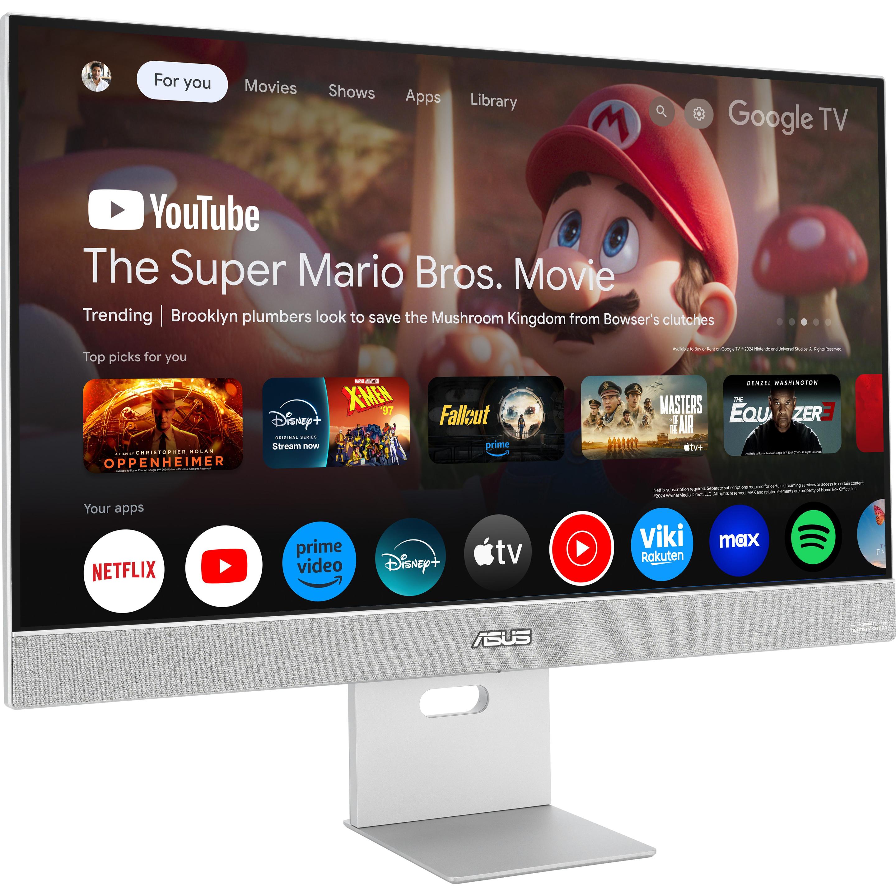 ASUS ZenScreen MS27UC (3840 x 2160 Pixel, 27"), Monitor, Grau