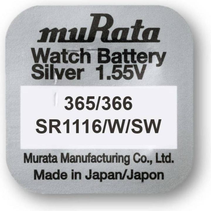 Actual product image Murata Button cells 366 (10 pcs., 30 mAh)