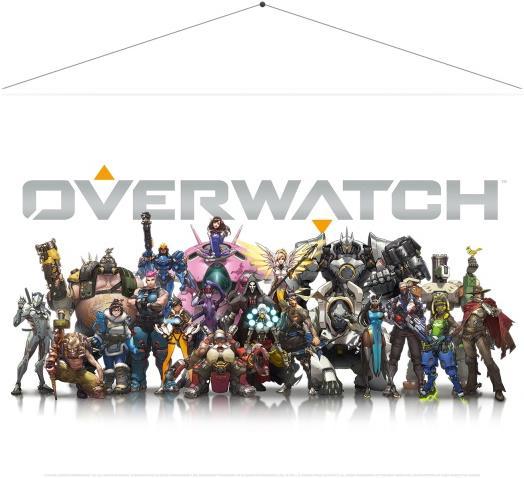 Gaya Entertainment Overwatch Wallscroll "Heroes