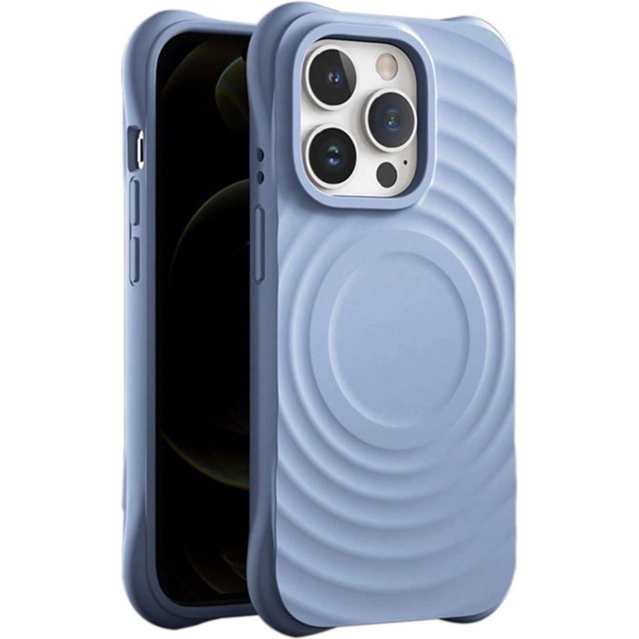 OEM Circle Mag Hülle für iPhone 12 / 12 Pro 6,1" blau (Apple iPhone 12), Smartphone Hülle, Blau