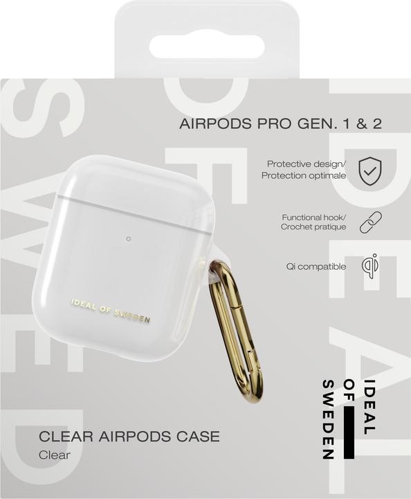 Immagine prodotto iDeal Of Sweden Airpods laadimiskarbiümbris (1/2 gen) Custodia trasparente, läbipaistev (Borsa per cuffie)