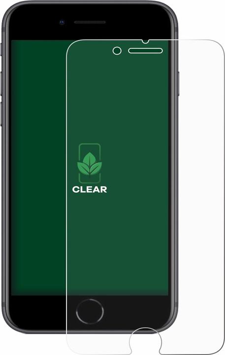 Produktbild ScreenLeaf Schutzfolie nachhaltiger Displayschutz Displayschutzfolie Folie Klar Transparent (1 Stück, Apple iPhone 8)