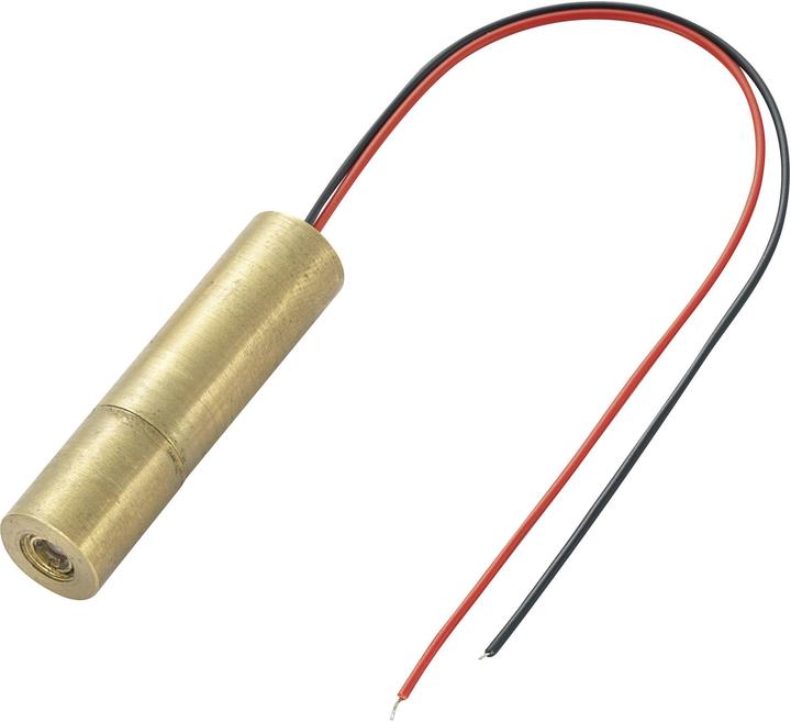 Actual product image Tru Components Laser module dot green 1 mW LM01GND