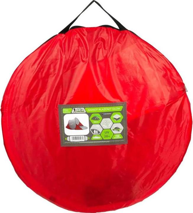 Actual product image Royokamp Namiot Parawan Plażowy Samorozkładający Czerwony