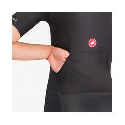 Castelli, Damen, Velotrikot, Code Tri W Suit Short Sleeve (XL), Schwarz, XL