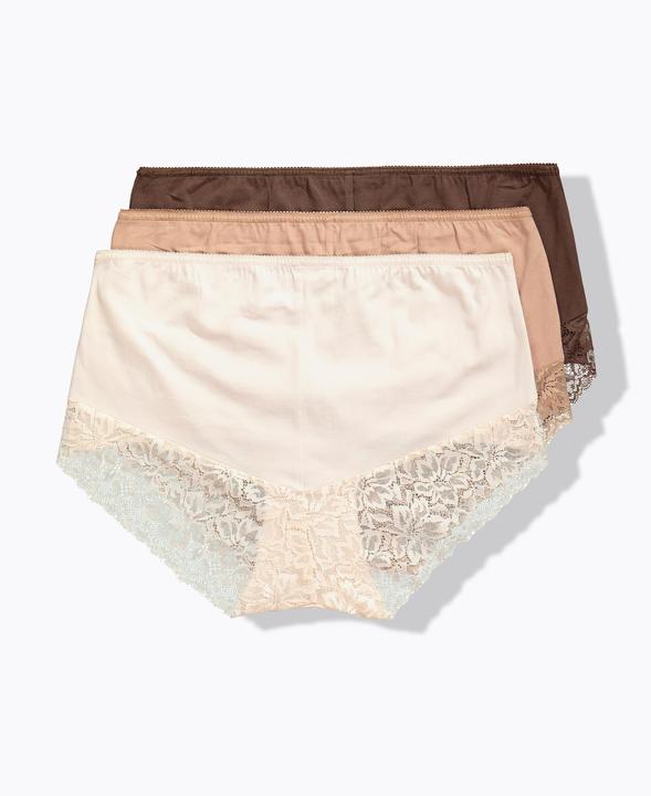 Produktbild Ulla Popken Hipster, 3er-Pack, Spitze (50, 52, 3er Pack)