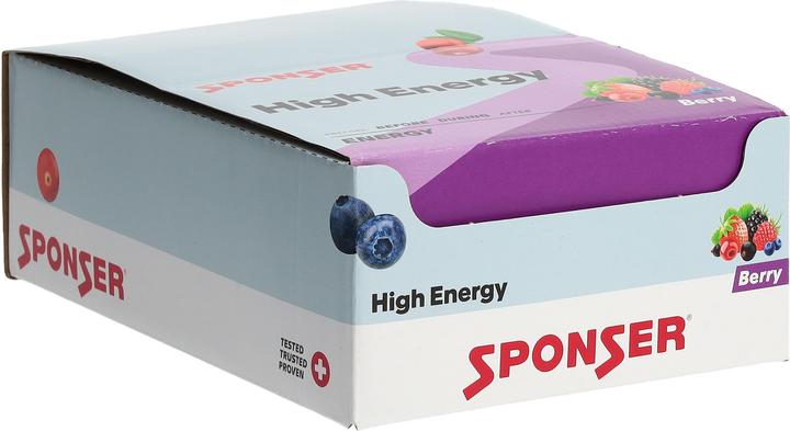 Actual product image Sponser high energy bar (30 pcs., 1350 g)