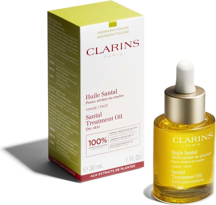 Immagine prodotto Clarins Olio per il viso Huile Santal - Pelle secca/arrossata (30 ml, Olio viso)