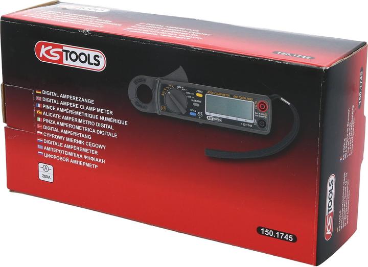 Image du produit KS Tools Pince ampèremétrique, numérique, 200 A