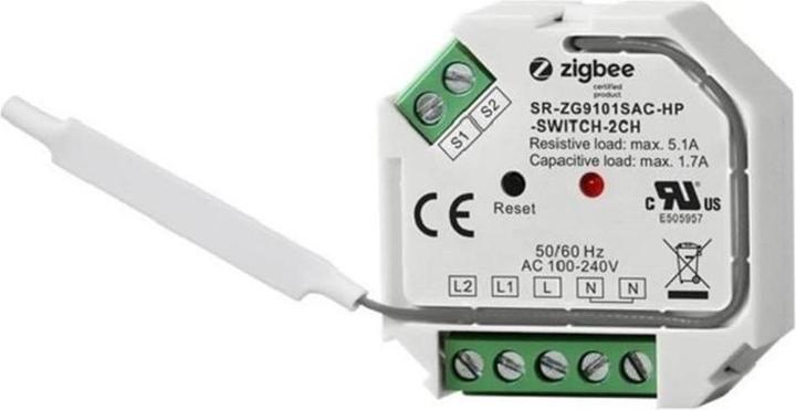 Produktbild Sunricher Funk-Schaltaktor ZigBee 3.0 2x 1170 W 2-fach (Schaltaktor)