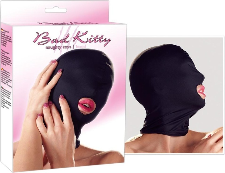 Actual product image Bad Kitty Head mask with mouth opening