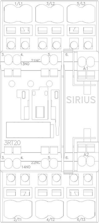 Produktbild Siemens Schütz 5,5kW 230Vac Größe 0