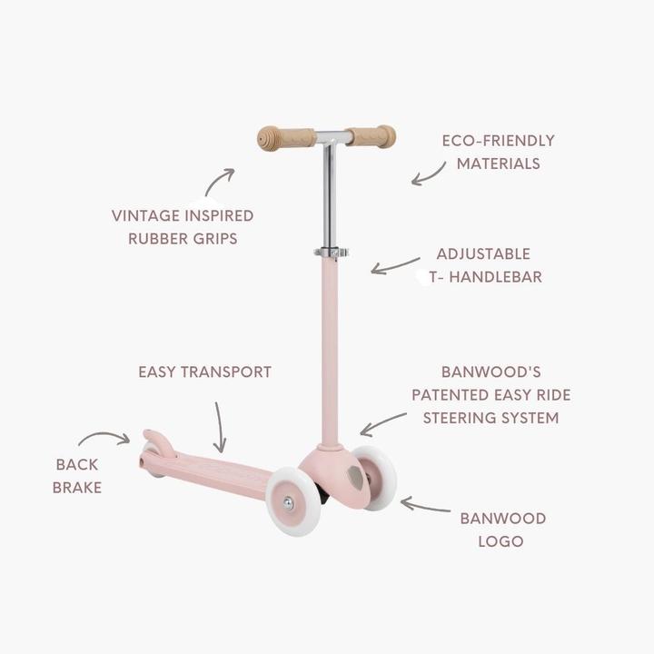 Actual product image Banwood Vintage ECO Scooter Fade