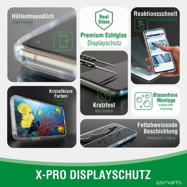 Produktbild 4smarts Second Glass X-Pro Clear für Samsung Galaxy XCover6 Pro (1 Stück, Samsung Galaxy XCover 6 Pro)
