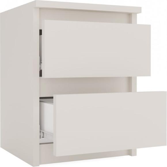 Immagine prodotto Topeshop Szafka nocna z 2 szufladami, Malwa, 30x30x40 cm, kaszmir (30 x 30 x 40 cm)