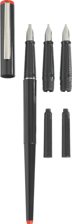 Produktbild Herlitz Kalligrafie-Set (Schwarz, 5 x)